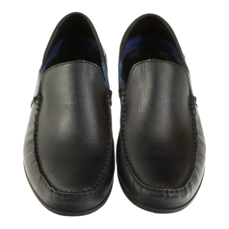 Mocasines negros para hombre Badura 3151 4