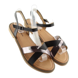 Sandalias mujer negras WL-004 negro 3
