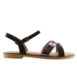 Sandalias mujer negras WL-004 negro 4