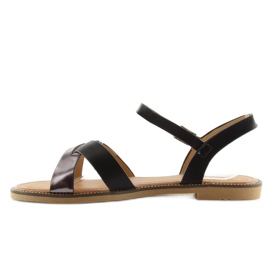 Sandalias mujer negras WL-004 negro 7