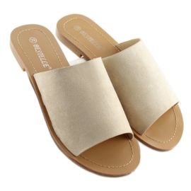 H8-116 Babuchas beige rectas beige 2