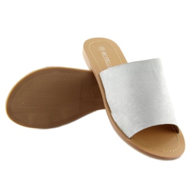 H8-116 Chanclas grises rectas grises 4