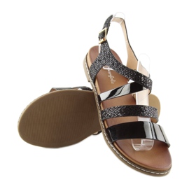 Sandalias mujer negras J80-1 negro 3