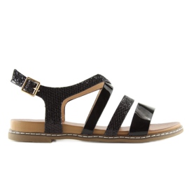 Sandalias mujer negras J80-1 negro 4