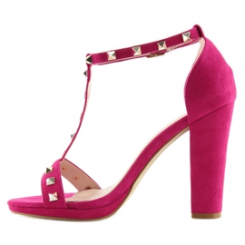 Sandalias en el puesto fucsia A03 fucsia rosado 2