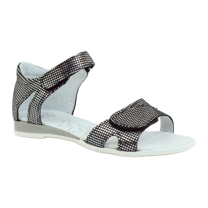 Sandalias lunares plateados Ren But 4333 negro gris 1 Sandalias lunares plateados Ren But 4333 negro gris 1