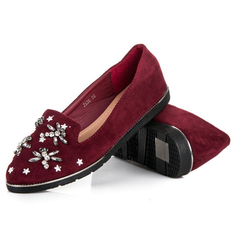 Fama Señores de ante con adornos rojo 2