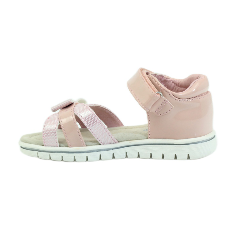 American Club Sandalias con inserto de piel americana 17028 rosado 2