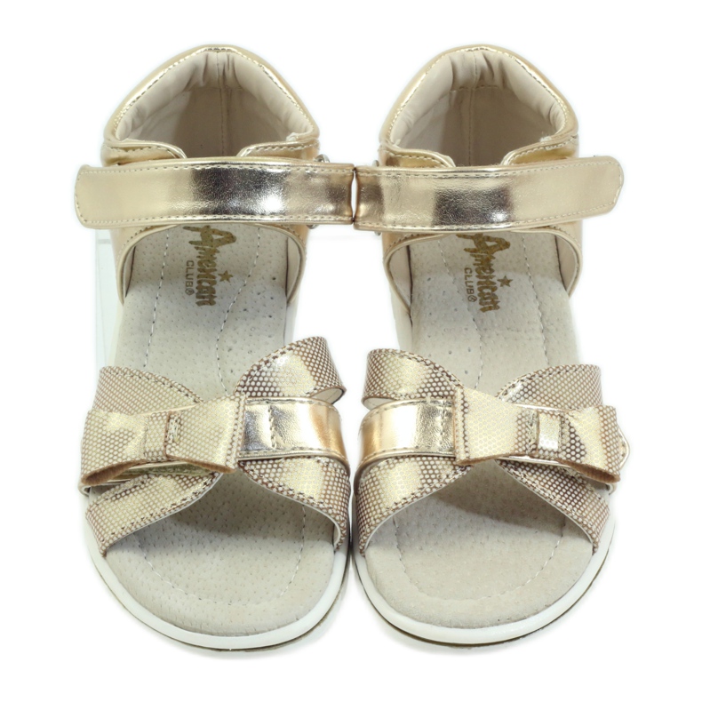 American Club Sandalias americanas zapatos infantiles plantilla piel amarillo 4 American Club Sandalias americanas zapatos infantiles plantilla piel amarillo 4