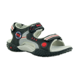 American Club Sandalias americanas zapatos infantiles plantilla piel rojo gris negro 1 American Club Sandalias americanas zapatos infantiles plantilla piel rojo gris negro 1