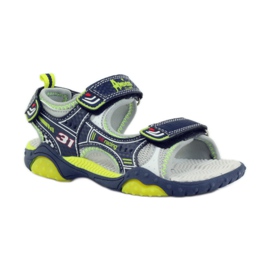 American Club Zapatos de niño sandalias americanas resplandecientes 1702 azul marino verde gris 1 American Club Zapatos de niño sandalias americanas resplandecientes 1702 azul marino verde gris 1