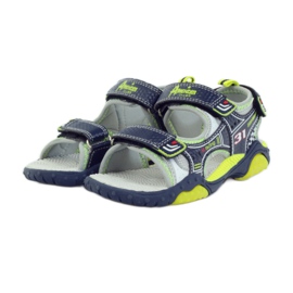 American Club Zapatos de niño sandalias americanas resplandecientes 1702 azul marino verde gris 3 American Club Zapatos de niño sandalias americanas resplandecientes 1702 azul marino verde gris 3