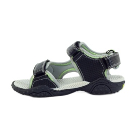 American Club Zapatos infantiles sandalias resplandecientes americanas 1702 verde gris azul negro 2
