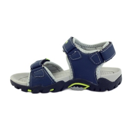 Sandalias niño American Club azul marino 1713 verde 2