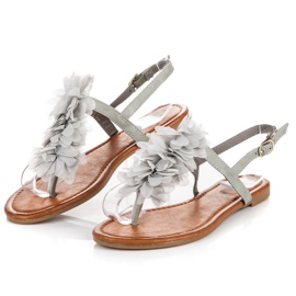 Seastar Sandalias elegantes con hebilla. gris 4