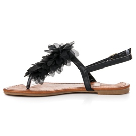 Seastar Sandalias elegantes con hebilla. negro 4