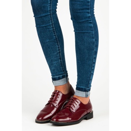 Primavera Zapatos lacados mujer rojo 1