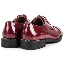 Primavera Zapatos lacados mujer rojo 5