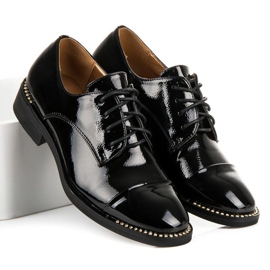 Primavera Zapatos lacados mujer negro 3