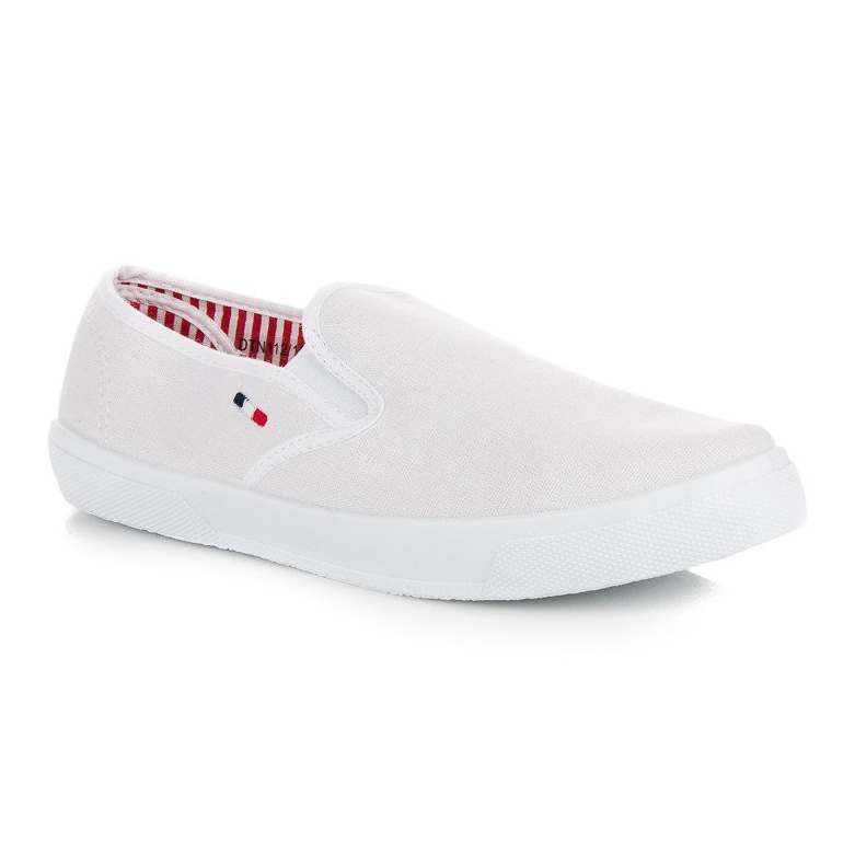 McKey Zapatillas blancas sin cordones blanco 1