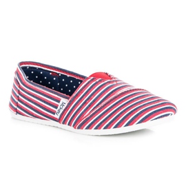 McKey Slip-on rayas rojo 1