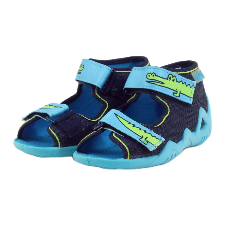 Befado calzado infantil zapatillas sandalias 250p068 azul marino azul verde 3 Befado calzado infantil zapatillas sandalias 250p068 azul marino azul verde 3