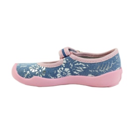 Befado zapatos infantiles bailarinas babuchas 114x280 rosado gris azul 2