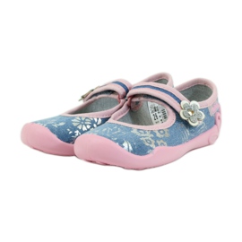 Befado zapatos infantiles bailarinas babuchas 114x280 rosado gris azul 3
