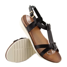 Sandalias mujer negras C1822 negro 5