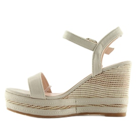 Sandalias beige 1505-2 beige 1