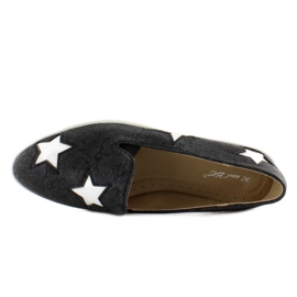Deportivas con estrellas FE454 Negro suela alta 5