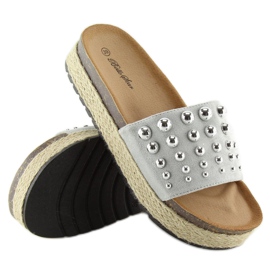 Alpargatas slippers con tachuelas grises S03 gris 6