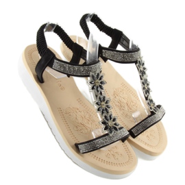 Sandalias negras mujer WSJ-49 negro 1 Sandalias negras mujer WSJ-49 negro 1
