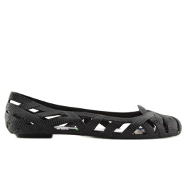 Bailarinas meliski negro calado KM127 negro 5