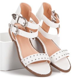 Seastar Sandalias planas blancas blanco 4