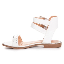 Seastar Sandalias planas blancas blanco 2