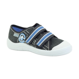 Befado zapatos para niños, zapatillas, zapatillas 672x059 gris azul 1