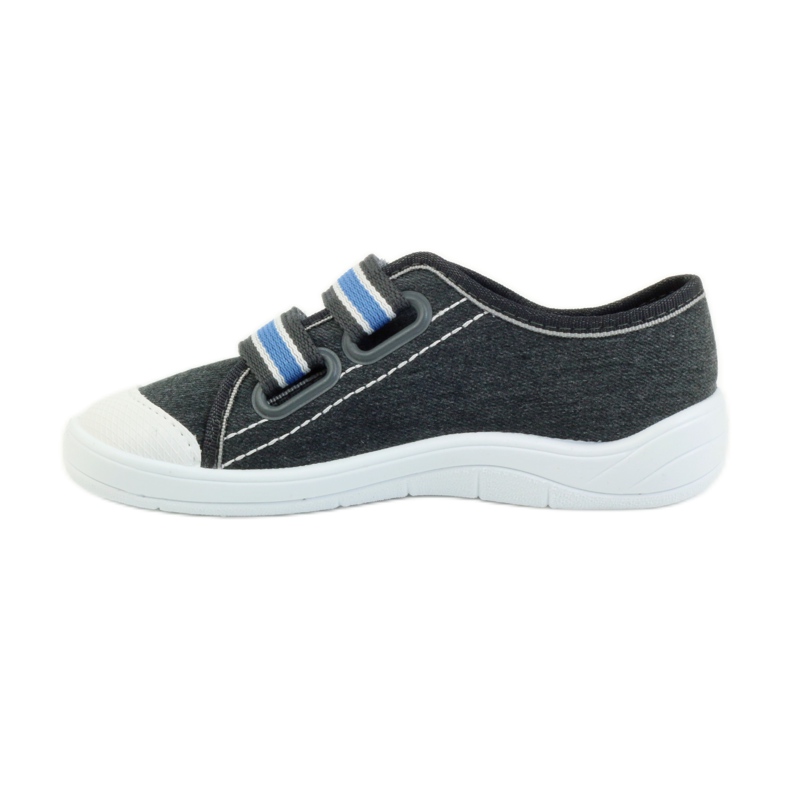 Befado zapatos para niños, zapatillas, zapatillas 672x059 gris azul 2