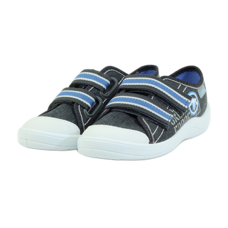 Befado zapatos para niños, zapatillas, zapatillas 672x059 gris azul 3