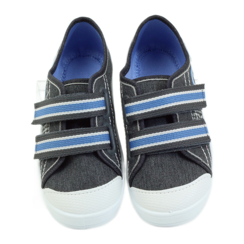 Befado zapatos para niños, zapatillas, zapatillas 672x059 gris azul 4