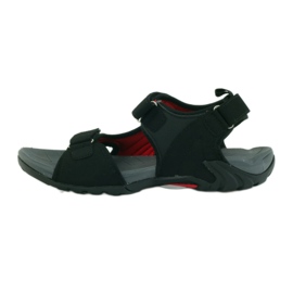 American Club Sandalias americanas de mujer con plantilla de foam negro 2