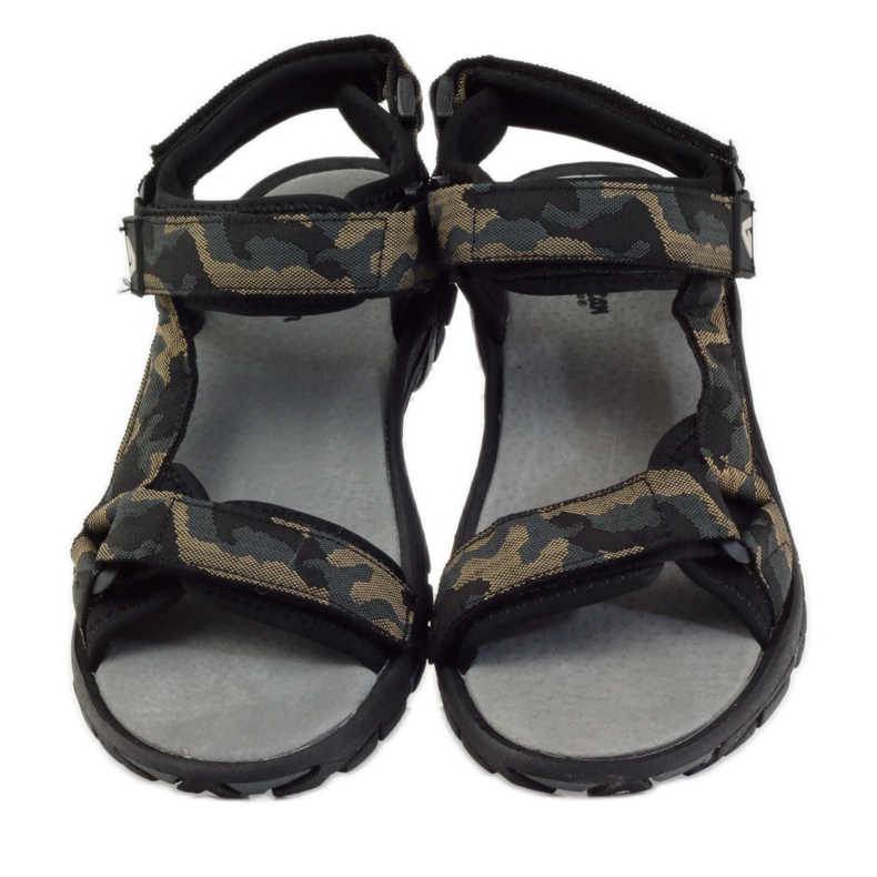 American Club Sandalias piel americana 1728 camo gris marrón negro 4 American Club Sandalias piel americana 1728 camo gris marrón negro 4