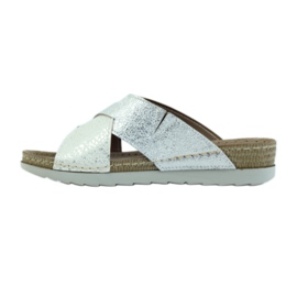 Zapatillas KOMFORT INBLU 010 tęg.H blanco gris 2