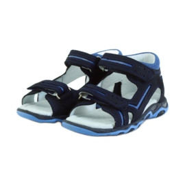 Sandalias velcros Bartek 31825 azul marino 3