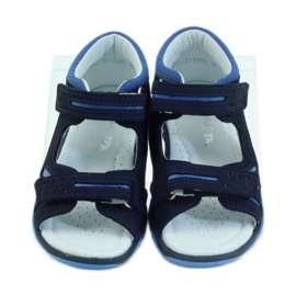 Sandalias velcros Bartek 31825 azul marino 4