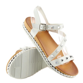 Sandalias mujer blancas WSJ-51 Blanco 4