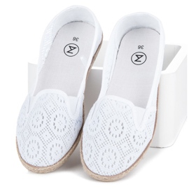 Mckeylor Slip-on encaje blanco 1