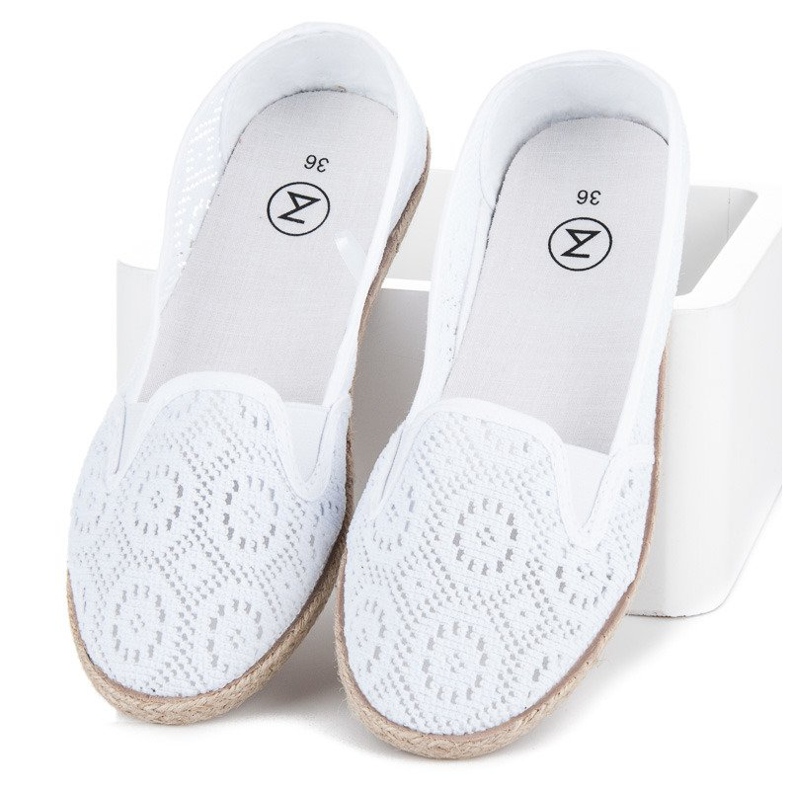 Mckeylor Slip-on encaje blanco 1
