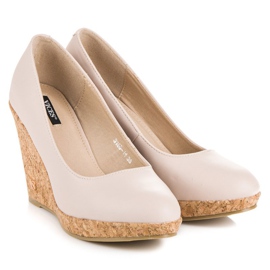 Bombas de cuña VICES marrón 2 Bombas de cuña VICES marrón 2