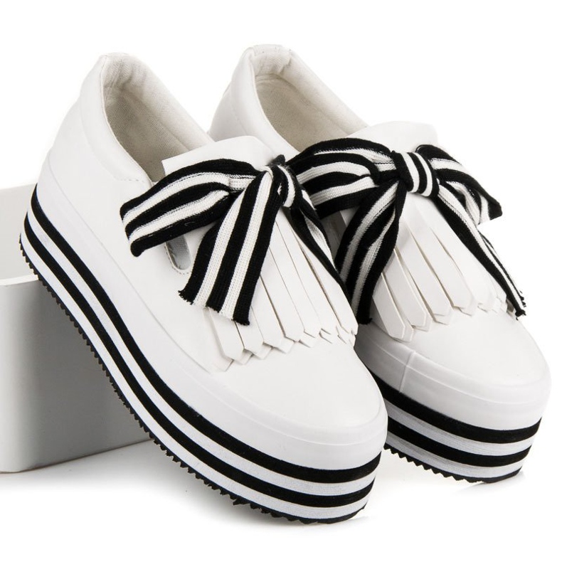 Vices zapatillas vicios de moda blanco negro 2